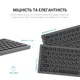 Клавіатура OfficePro SK1550 Wireless Black (SK1550B) - зображення 6