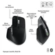 Комплект (Клавіатура та миша) Logitech MX Keys S Combo for Mac Space Grey (920-012845) - зображення 5