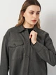 Куртка женская Zara 4886/448 XS Серая (04886044809016) - изображение 4