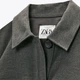 Куртка женская Zara 4886/448 XS Серая (04886044809016) - изображение 7