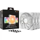 Комплект вентиляторів Be quiet! LIGHT WINGS LX 140mm PWM high-speed white 3 шт (BL131) - зображення 4