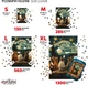 Деревянный пазл THEGRAVIX Звездная Ночь и 5 котов М 42 x 28 см 285 элементов (04243-1) - изображение 4