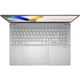 Ноутбук ASUS 15 VivoBook S M5506WA-MA018 2880x1620 OLED/R9 AI HX 370/32/1TB SSD/AMD Radeon/DOS/Backpack/Stylus/Silver (90NB14A3-M00100) - зображення 4