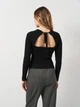 Свитер женский Zara 6771/608 S Черный (06771060800025) - изображение 2