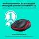 Беспроводная мышь Logitech M185 Wireless Red (L910-002237) (910-002237) - изображение 2