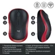 Беспроводная мышь Logitech M185 Wireless Red (L910-002237) (910-002237) - изображение 4