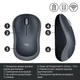 Беспроводная мышь Logitech M185 Wireless Grey (910-002238/910-002235) (910-002238) - изображение 4