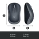 Беспроводная мышь Logitech M185 Wireless Grey (910-002238/910-002235) (910-002238) - изображение 9