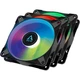 Вентилятор Arctic P12 PWM PST A-RGB 0dB 3-Fan Pack Black (ACFAN00232A) - изображение 1