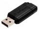 Флеш-накопитель Verbatim USB Flash Drive 16Gb PinStripe, Black (49063) - изображение 3
