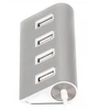 USB-Хаб Maxxter USB 2.0 4хUSB2.0 Silver (HU2A-4P-01) - изображение 2