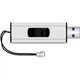Флеш-накопитель MediaRange 32GB USB flash drive USB 3.0 black/silver (MR916) - изображение 3