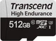 Карта пам'яті Transcend 512GB microSD w/ adapter U1, High Endurance (170TB) (TS512GUSD350V) (FFSDTR02110) - зображення 1