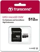Карта пам'яті Transcend 512GB microSD w/ adapter U1, High Endurance (170TB) (TS512GUSD350V) (FFSDTR02110) - зображення 3
