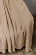 Плед Прованс Cotton бежевый полуторный 120х200 см вязаный (39527) (4823093470590) - изображение 3