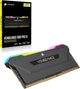 Оперативна пам'ять Corsair DDR4-3600 65536MB PC4-28800 Kit of 2 x 32768 Vengeance RGB PRO SL Black (CMH64GX4M2D3600C18) - зображення 2