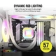 СВО Corsair iCUE H150i ELITE CAPELLIX XT White, 360mm Radiator (CW-9060073-WW) - изображение 8
