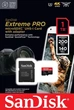 Карта памяти Sandisk microSDXC (UHS-1 U3) Extreme Pro A2 1TB class 10 V30 (R200MB/s,W140MB/s) (adapter) (SDSQXCD-1T00-GN6MA) - изображение 3