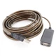 USB 2.0 удлинитель активный репитер, кабель AM-AF, длина 10м для ПК, ноутбука и устройств - изображение 2
