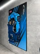 Арт Тримач Рамка 80x50 см. на Стіну для Фірмового Конструктора Technic Bugatti Chiron (42083) Технік Бугатті Широн - Type-E - зображення 9