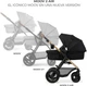 Универсальная коляска 3 в 1 Kinderkraft Moov 2 Pure Black (5902533925780) - изображение 14