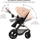 Универсальная коляска KinderKraft Moov 2 Air 3 в 1 Sand Beige (KSMOOV02BEG0000) (5902533925773) - изображение 12