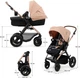 Универсальная коляска KinderKraft Moov 2 Air 3 в 1 Sand Beige (KSMOOV02BEG0000) (5902533925773) - изображение 17