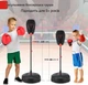 Дитячий боксерський набір Boxing Championship Боксерська груша на стійці з рукавичками висота 85-130 см (QJ14302) - зображення 9