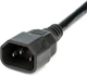 Перехідник живлення Atcom C14(М) - Schuko(F), мідь 1 мм², 20 см Чорний (10014) - зображення 3