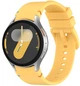 Ремешок BeCover Tape для Samsung Galaxy Watch (20mm) 3 41mm/4/5/6/7 40-44mm Yellow (BC_712064) - изображение 1