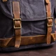 Великий похідний рюкзак Vintage сірого кольору з тканини модель (bg201fash10) - зображення 11