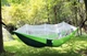 Туристичний гамак із москітною сіткою UKC Hammock Net зелений до 200 кг. - зображення 1