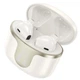 Бездротові навушники HOCO EQ7 Snowflake true wireless BT headset Milky White (6942007617734) - изображение 3