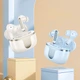 Бездротові навушники HOCO EQ10 Harmony true wireless BT headset Milky White (6942007618687) - изображение 3
