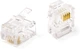 Конектор Atcom RJ12 6P4C 100 шт у пакеті (12419) - зображення 1