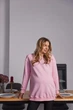 Свитшот для будущих мам с секретом кормления Santa Fe L-XL (46-48) Lullababe Розовый - изображение 6