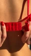 Комплект белья женский No Brand П1029 красного цвета размер 80С-L - изображение 4
