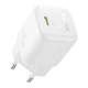 Зарядное сетевое устройство Baseus PicoGo GaN Fast Charger 45W Type-C с функцией быстрой зарядки QC3.0+PD3.0 (P10176800213-00) White - изображение 2