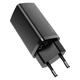 Зарядное сетевое устройство Baseus GaN2 Lite 65W Type-C + USB с функцией быстрой зарядки QC4.0+PD3.0 (CCGAN2L-B01) Black - изображение 5