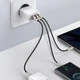 Зарядное сетевое устройство Baseus Compact Quick Charger 30W Type-C+2USB с функцией быстрой зарядки QC3.0+PD3.0 (CCXJ-E02) White - изображение 2