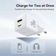 Зарядное сетевое устройство Baseus Palm 20W Type-C+USB с функцией быстрой зарядки QC3.0+PD3.0 (P10111608213-00) White - изображение 12