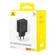 Зарядное сетевое устройство Baseus Cube 30W Type-C+USB с функцией быстрой зарядки QC3.0+PD3.0 (P10111404113-00) Black - изображение 14