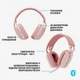 Bluetooth-гарнітура Logitech Zone Vibe 100 Wireless Rose (981-001224) Рожевий - изображение 7