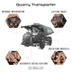 Коллекционная модель Metal Time Quarry Transporter MT014 - изображение 5