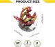 Коллекцiйна модель Metal Time Sun Chaser Dragon Stand Clock MT025 - изображение 5