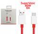 Кабель быстрой зарядки OnePlus USB to Type-C 80W 8A SuperVooc Warp 1 м Красный - изображение 1
