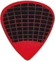 Медіатор Ibanez PA16MSG-RD Wizard Medium Sand Grip Pick Red - зображення 2