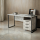 Стіл письмовий Tobi Sho LOFT Iceberg СПЛА/3-1 прямий з 3 шухлядами, стільниця 18 мм, 1600х600х750 Дуб крафт білий - зображення 2