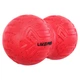 М'яч масажний подвійний для МФР та самомасажу Duoball LivePRO Peanut massage ball Поліуретан d-106 мм колір червоний LP8509 - зображення 1