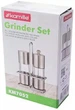 Набор для специй Kamille Grinder Set перцемолка и солонка на подставке 10х14.5см (KM-7052) - изображение 5